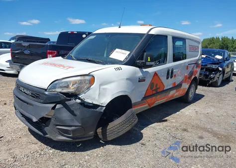 2020 Ram Promaster City Tradesman z USA, uszkodzony, nr VIN ZFBHRFAB7L6R88412